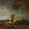 Rembrandt van Rijn: Krajina s kamenným mostem