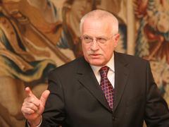 It is politically and morally unacceptable, says president Václav Klaus
