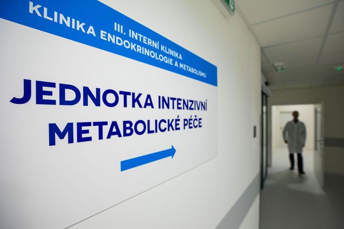 Otevření nové jednotky intenzivní metabolické péče pro pacienty s těžkou obezitou ve Všeobecné fakultní nemocnici v Praze.