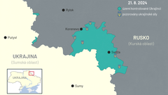 Ukrajinsky utok na rusko - 6.8-21-8.2024 - Ikona