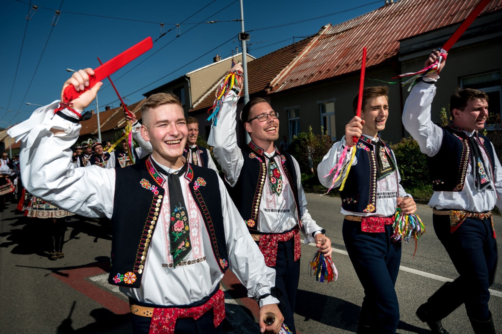 Jednorázové užití / Fotogalerie / Kouzlo folklorních slavností.  Tak vypadaly hody v Brně Slatiny