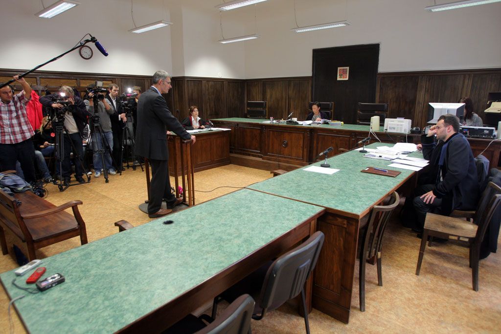 Karel Randák před soudem o výplatnici Nagyové