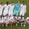 Anglický tým před utkáním Francie - Anglie na Euru 2012