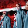 Íránští sportovci při slavnostním zahájení olympiády v Tokiu 2020