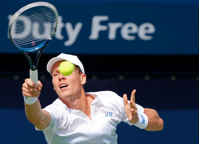 Tomáš Berdych na turnaji v Dubaji 2014