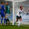 Fotbal, Německo - Kazachstán: Mario Götze slaví gól