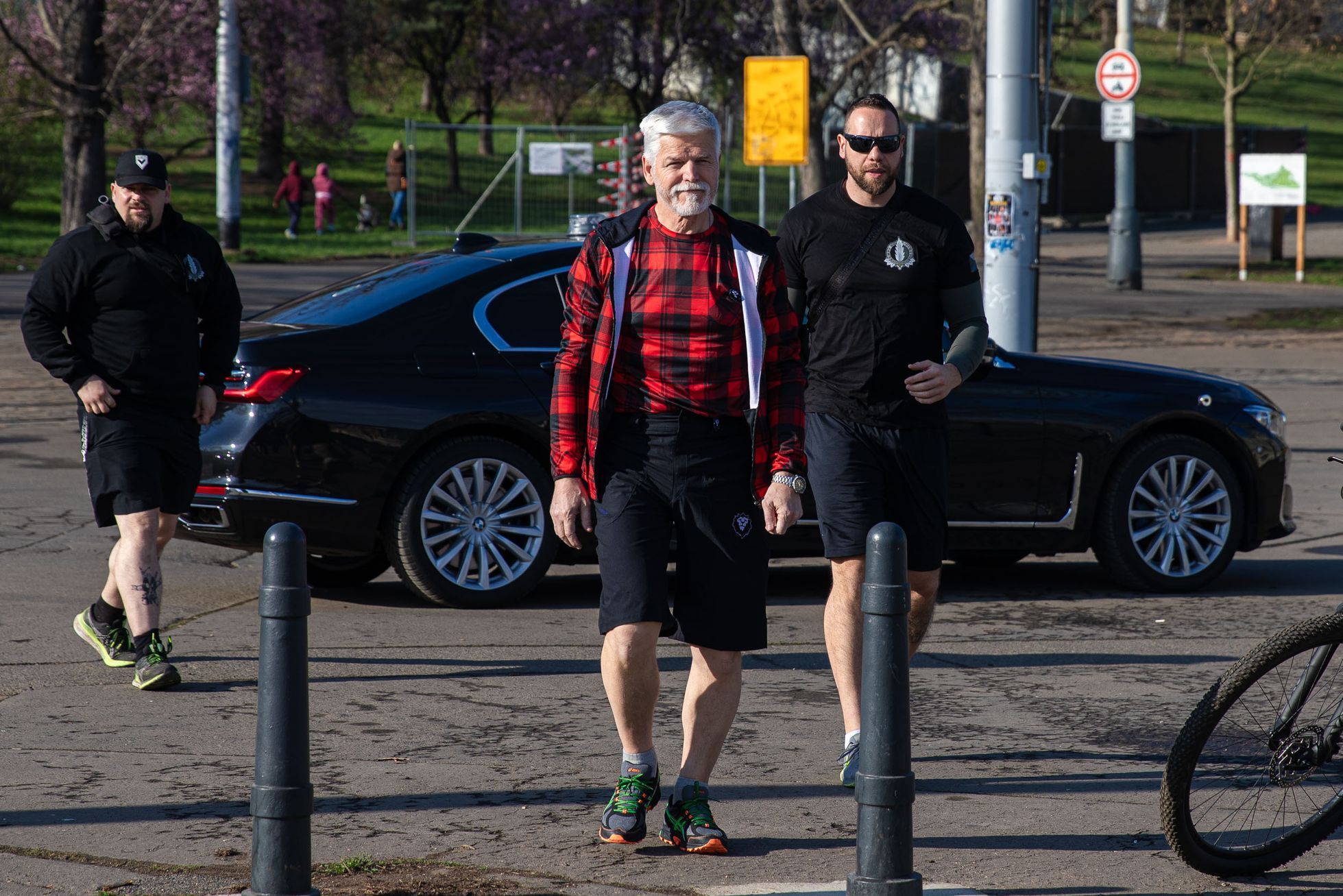 Prezident Petr Pavel a běh ve Stromovce s lidmi, platforma Impakt