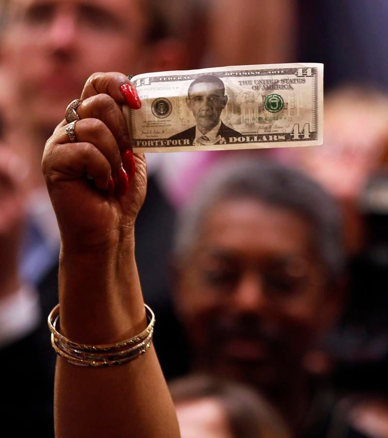 Obama - 44 dolarová bankovka