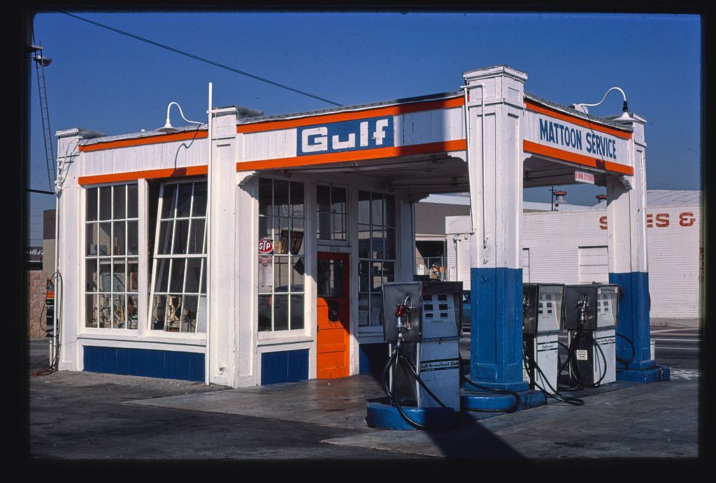 Nostalgické kouzlo amerických benzínových pump