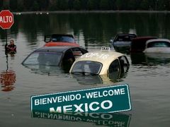 Další klimatický summit bude v Mexiku. Protest Greenpeace.
