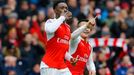 Danny Welbeck slaví gól Arsenalu