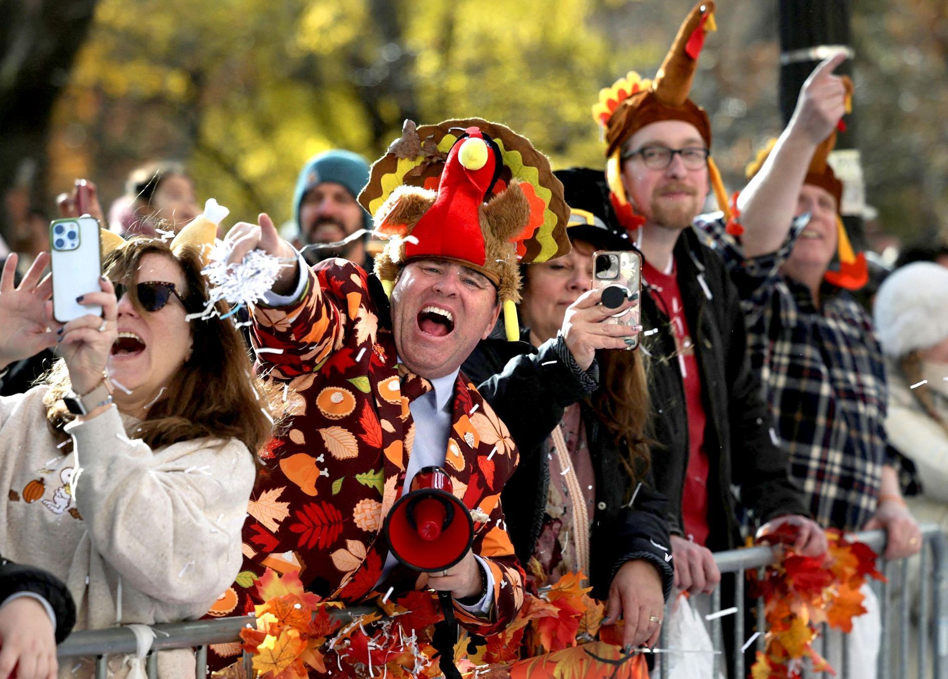 USA, New York, přehlídka, Den díkuvzdání. Macy´s