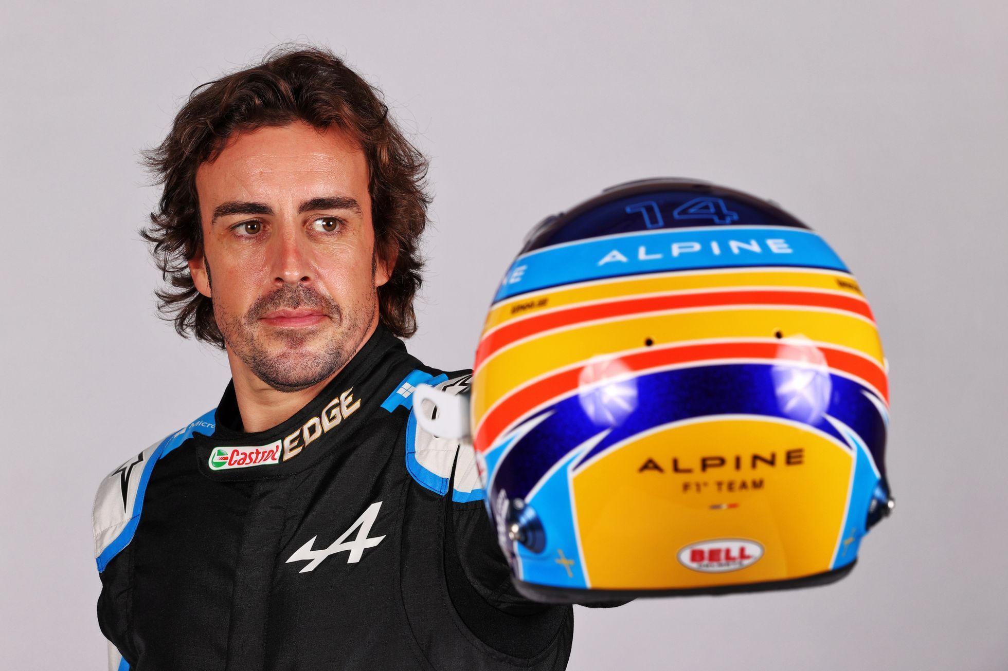 Helmy pilotů F1 2021: Fernando Alonso