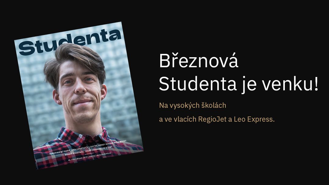 Studenta - březen 2019 cover
