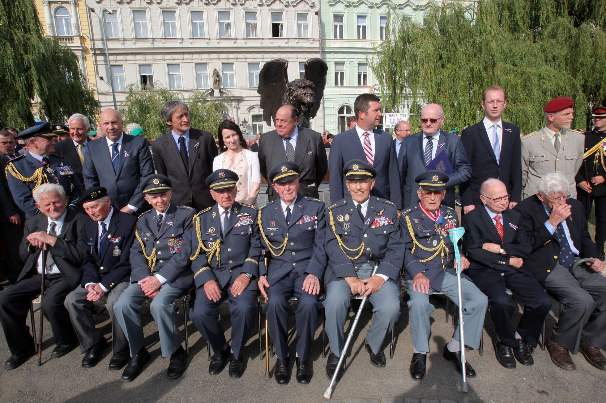 Odhalení okřídleného lva