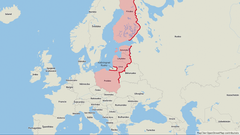 Evropská nová železná opona - Mapa