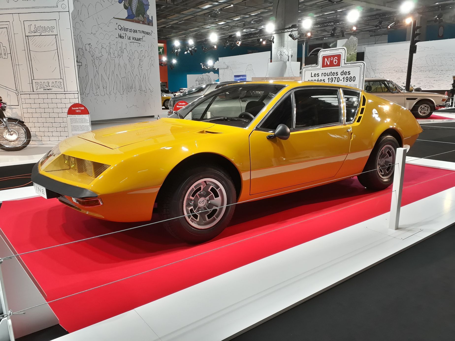 Veteráni na autosalonu v Paříži