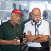 Formule 1, GP Itálie 2013: Niki Lauda a šéf Daimleru Dieter Zetsche