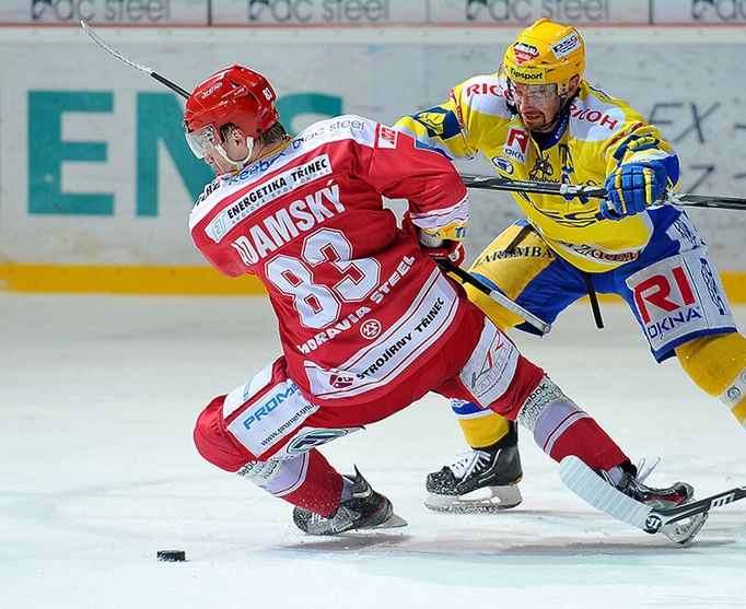 Hokej, extraliga, Třinec - Zlín: Martin Adamský (83)