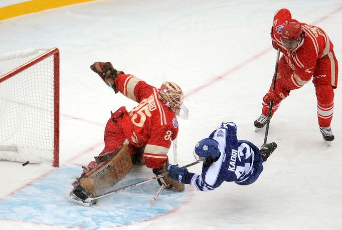 NHL Winter Classic, Detroit-Toronto: Jimmy Howard (35) - Nazem Kadri (43)