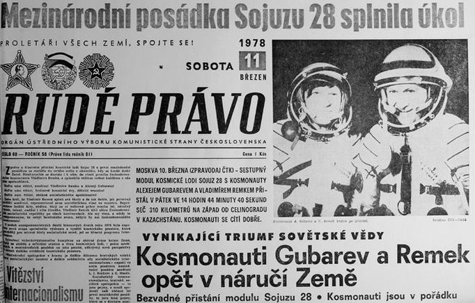 Modul Sojuz 28 svoji cestu úspěšně ukončil 10. března ve 14:44 středoevropského času severně od kazašského města Arkalyk. Rudé právo mělo po celou dobu v kazašské stepi své reportéry.