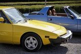 Zde model Fiat X 1/9, na akci jich je k vidění hned několik.