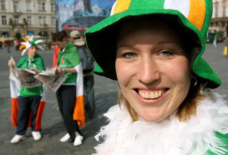 Irští fanoušci v Praze