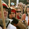 Demonstrace lékařů v Praze na Staroměstském náměstí.