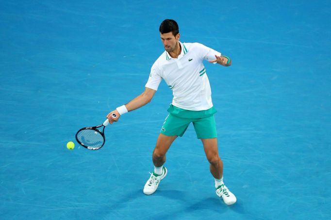 Novak Djokovič ve finále Australian Open 2021