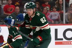 Ve šlépějích slavného otce. Špaček má kontrakt v NHL, uzavřel ho s Minnesotou