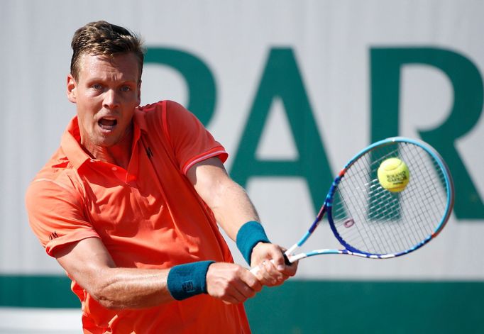 Tomáš Berdych přizápa se 2. kola French Open s Radkem Štěpánkem.