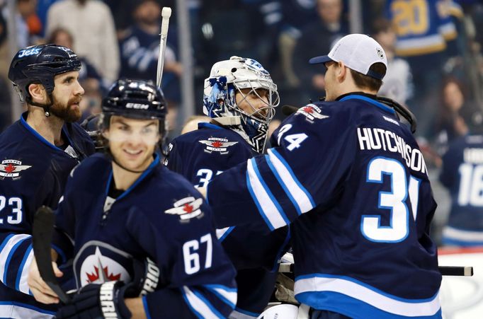 NHL: St. Louis Blues at Winnipeg Jets (Frolík, Pavelec)