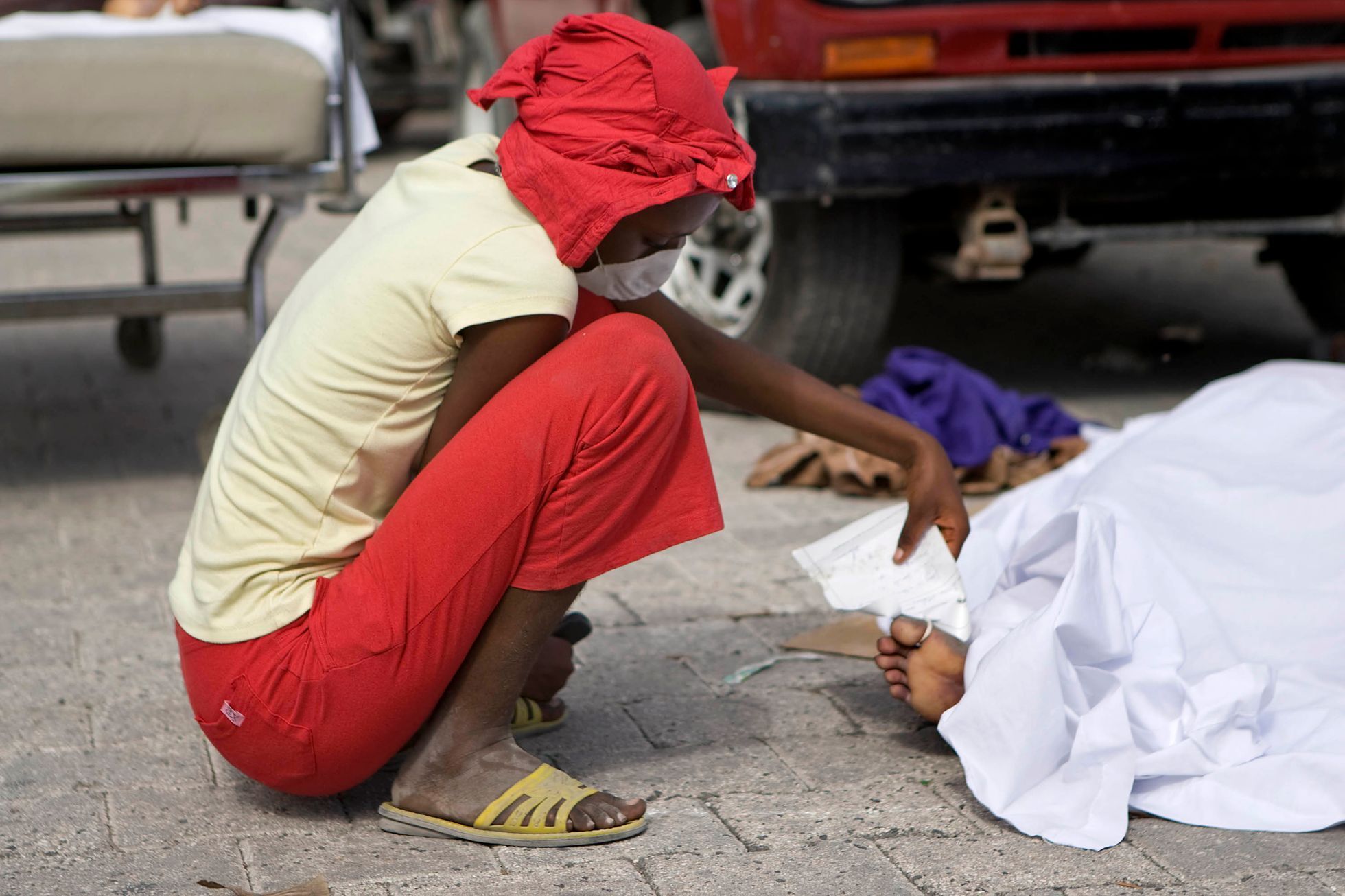 Haiti po zemětřesení-den třetí
