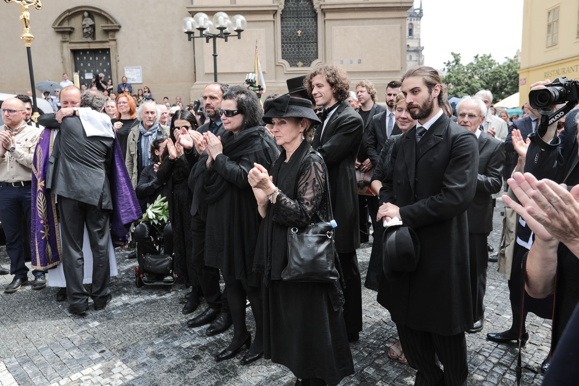 Pohřeb spisovatel Jiří Stránský