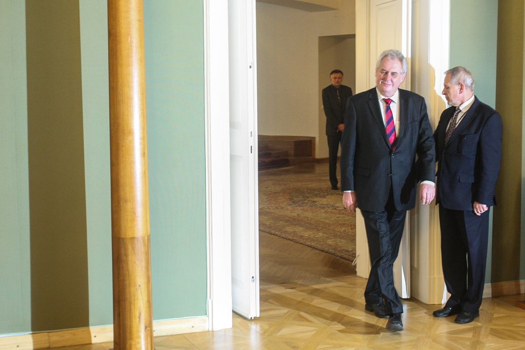 Zeman u Klause na hradě