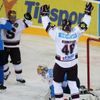 Hokej, extraliga, Sparta - Plzeň: Petr Kumstát se raduje z gólu