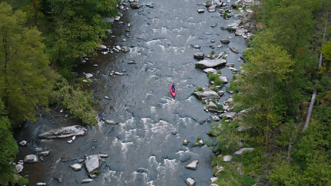 Z dokumentu ČT České řeky z výšky.