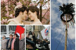 První máj: Lásky, májek, internacionály a demonstrací čas