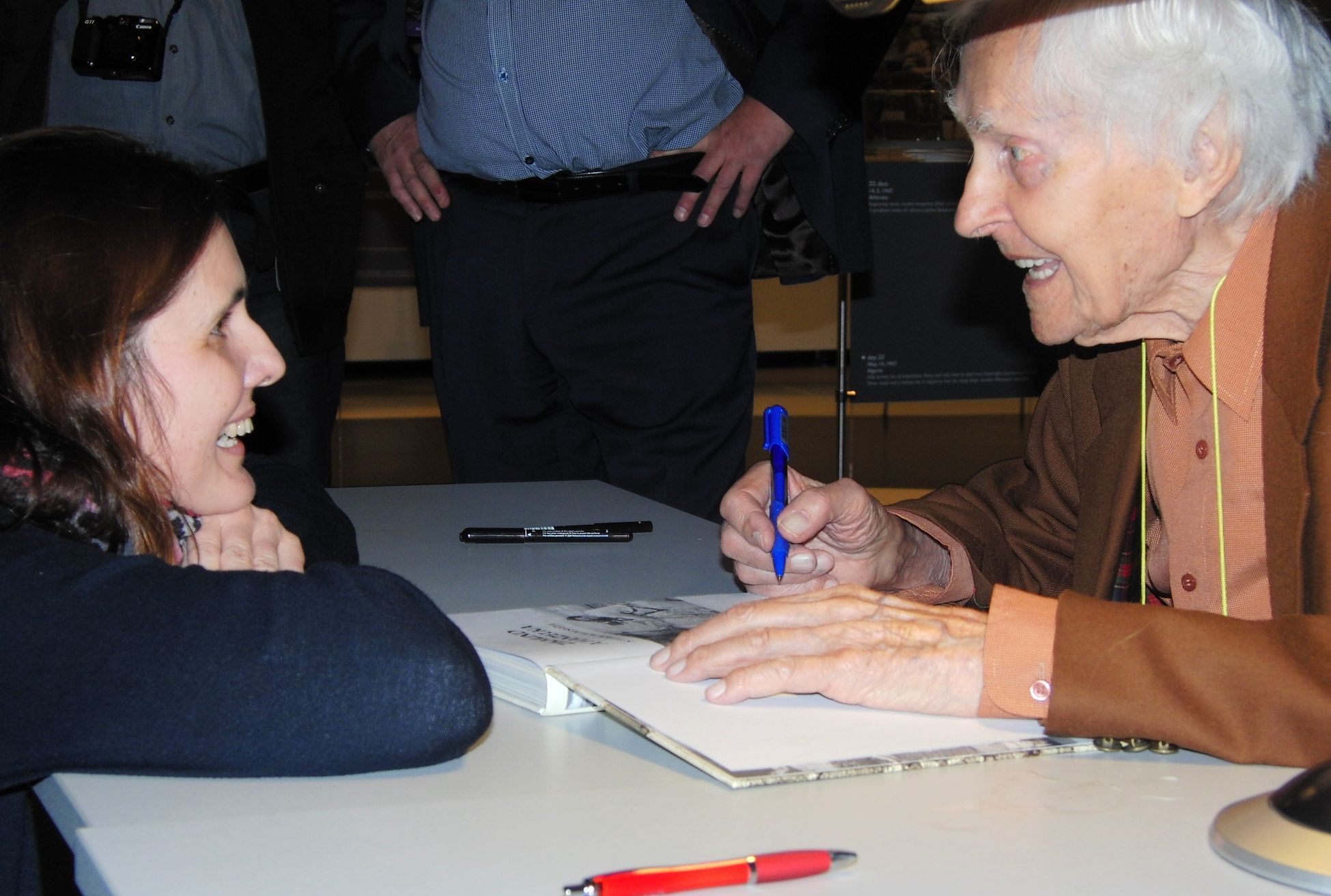 Cestovatel Miroslav Zikmund na křtu ve Zlíně (7. listopadu 2016)