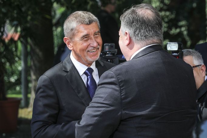 Amerického ministra zahraničí Mikea Pompea přijal po poledni premiér Andrej Babiš v Kramářově vile.