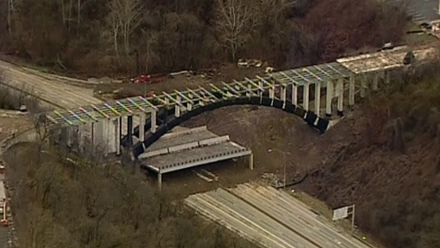 Greenfieldský most v Pittsburghu vyhodili do vzduchu