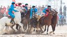 kok boru, Světové nomádské hry, Kyrgyzstán - Kazachstán