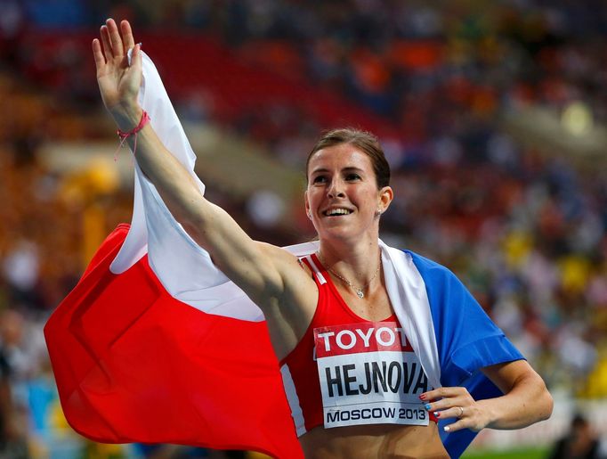 MS v atletice 2013, 400 m, přek. - finále: Zuzana Hejnová