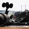 Havárie nákladního letadla na letišti Narita