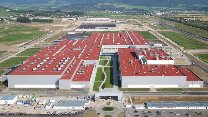 Továrna Kia v Žilině patří k nejmodernějším závodům na výrobu automobilů v Evropě.