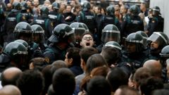 Španělsko Katalánsko referendum Sant Julia de Ramis