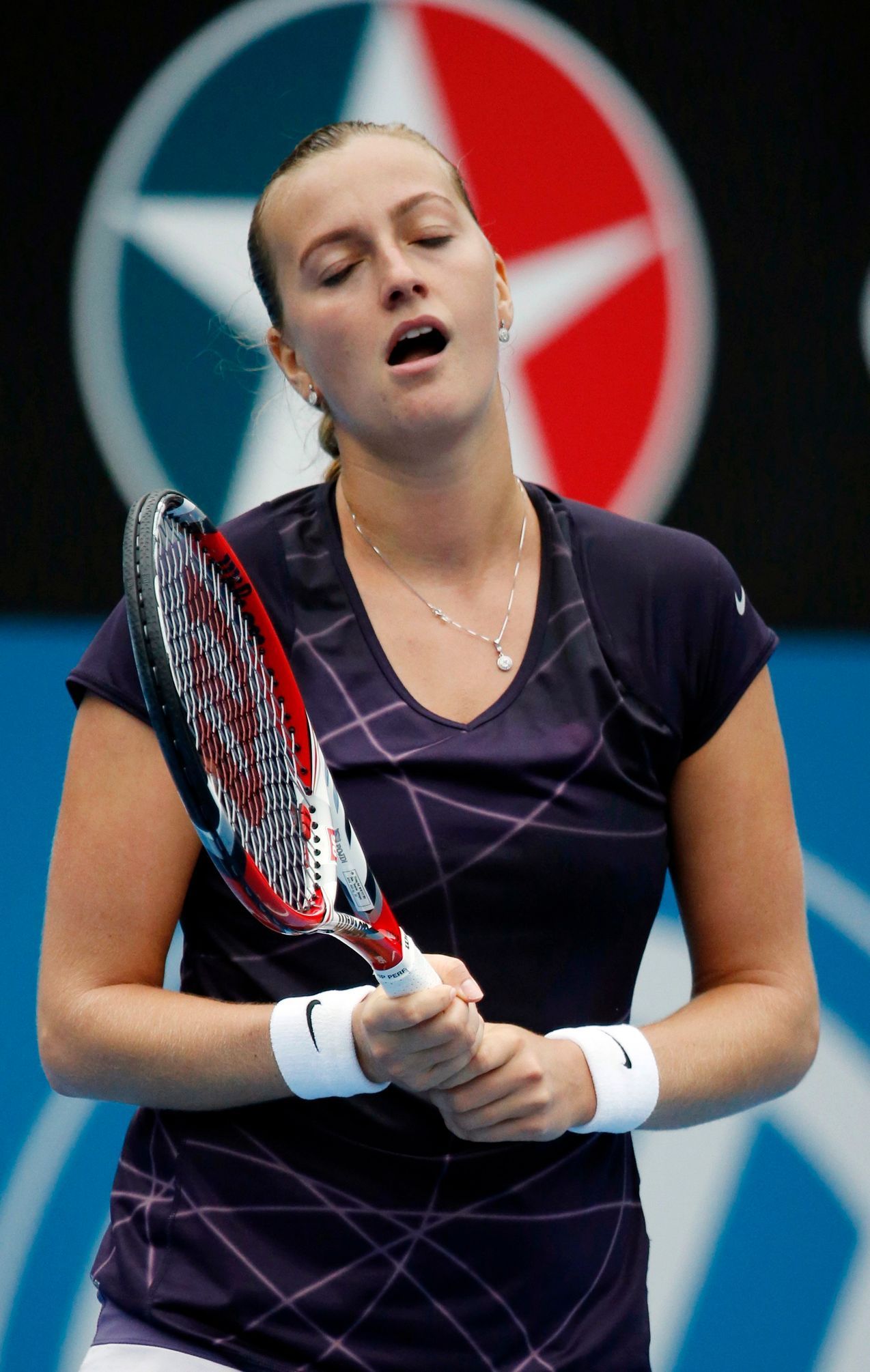 Petra Kvitová na turnaji v Sydney 2014