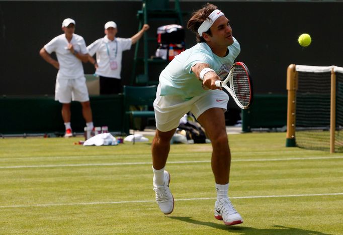 Tenisté se chystají na olympijský turnaj ve Wimbledonu