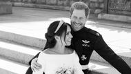 Fotogalerie / Královská svatba připomenutí / Oficiální svatební fotografie / Princ Harry a Meghan Merkle / ČTK / 22. 5. 2018 / 7