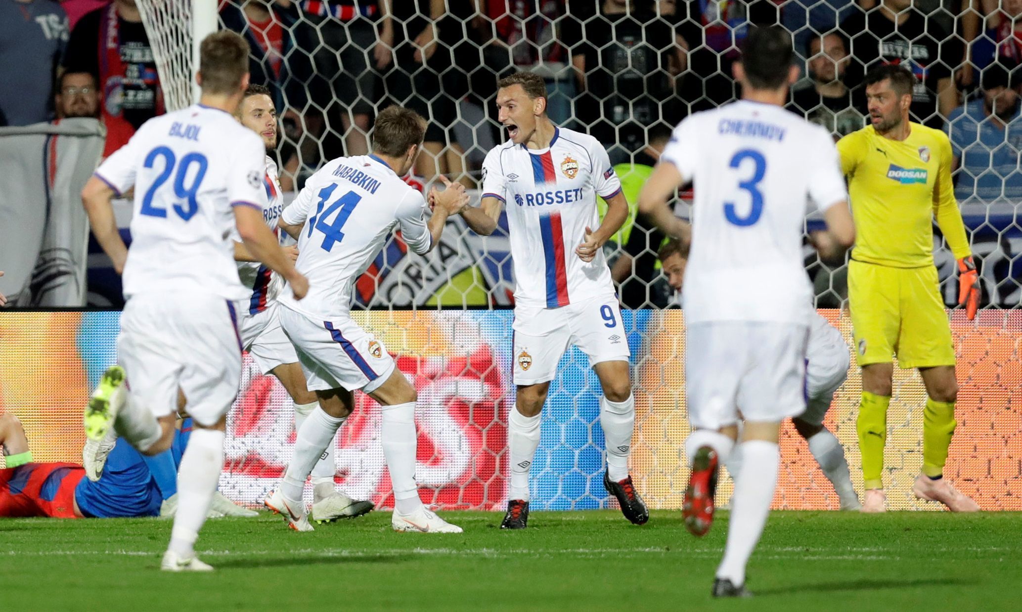 Viktora Plzeň vs. CSKA Moskva na podzim 2018